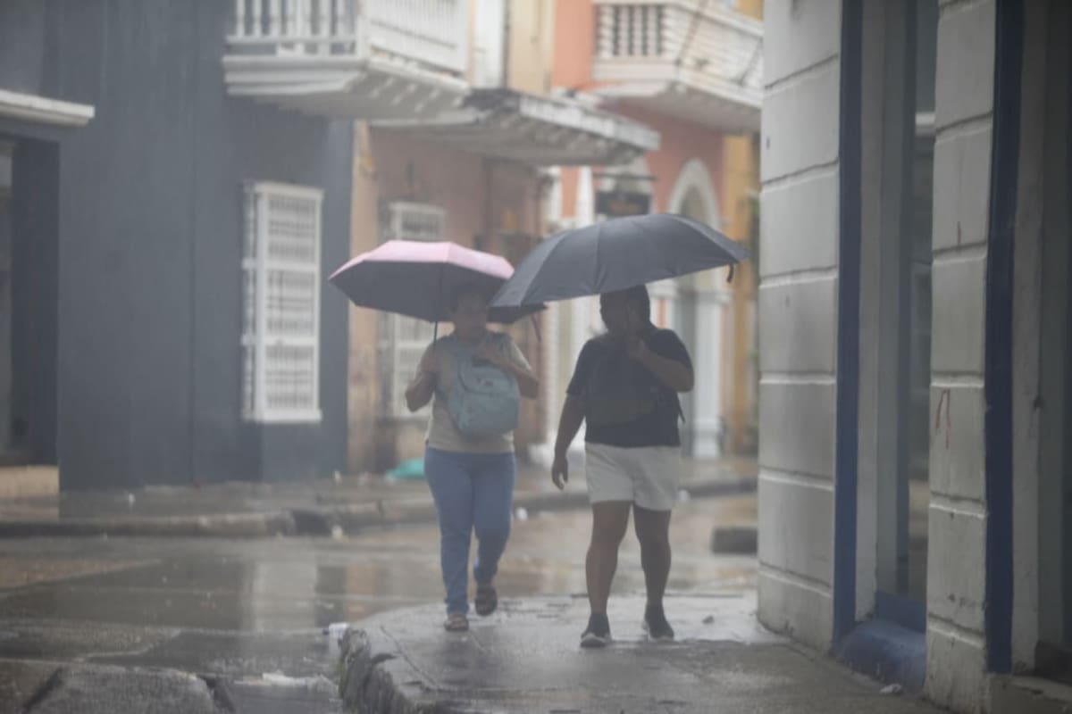 Prevén lluvias en Cartagena este sábado: este es el pronóstico del tiempo