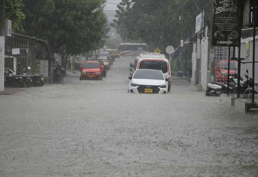 El balance de afectaciones en el Caribe colombiano por las fuertes lluvias