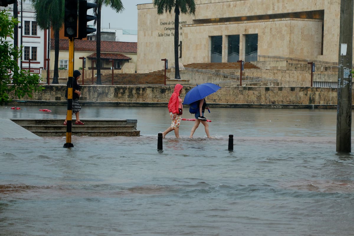 ¿Eres turista en Cartagena? Sigue estas recomendaciones para la temporada de lluvias
