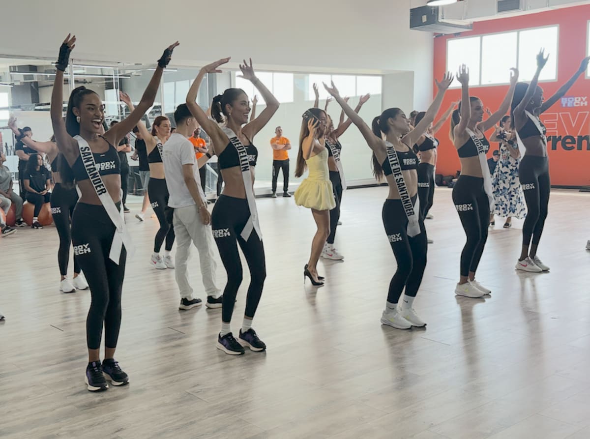 Loana Briyith Ortiz Herrera, durante el concurso de Miss Figura Bodytech, que se cumplió en la sede de Miramar en la ciudad de Barranquilla.//El Universal.