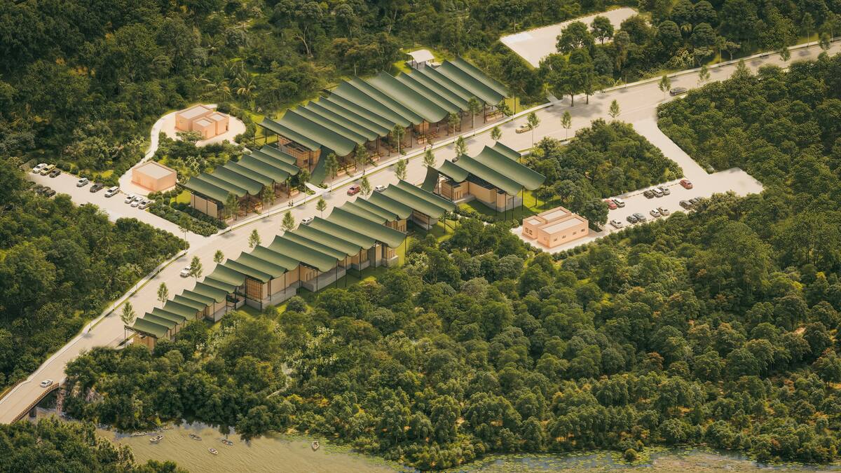 El proyecto que espera transformar el turismo sostenible en Santa Catalina. // Cortesía: Gobernación de Bolívar.