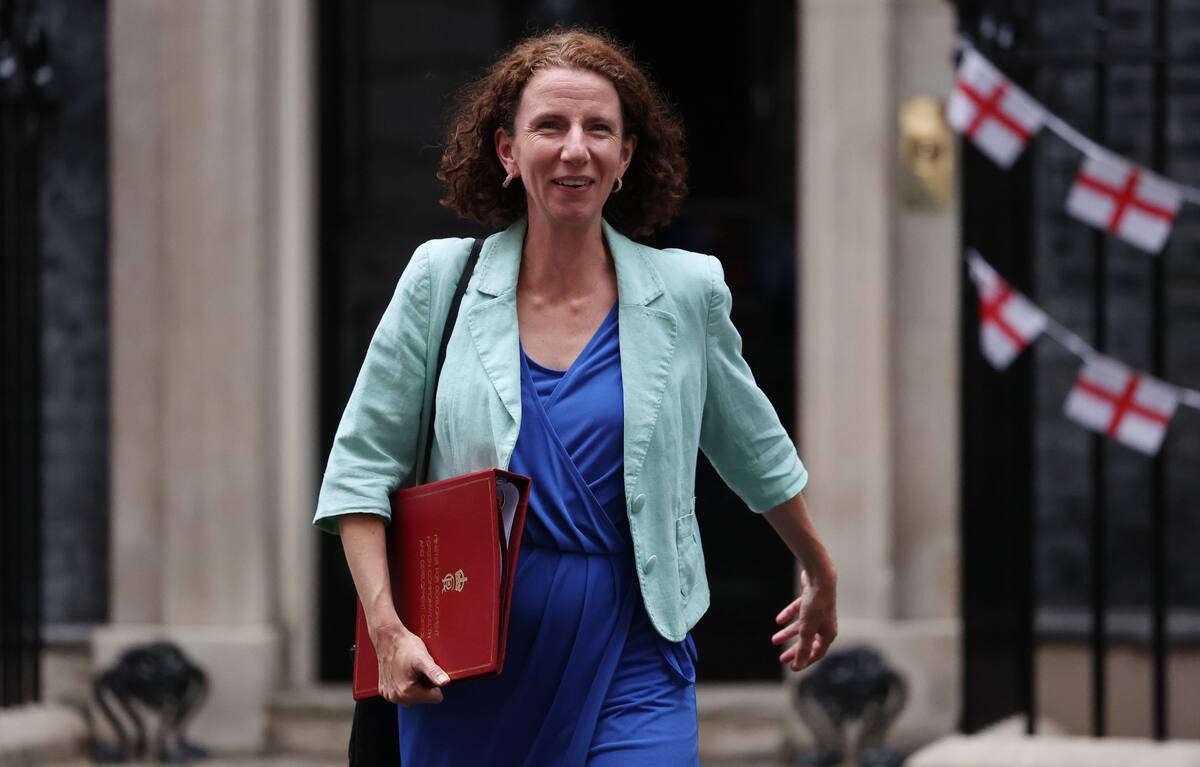 La secretaria de Estado para Desarrollo de Reino Unido, Anneliese Dodds. EFE/EPA/ANDY RAIN