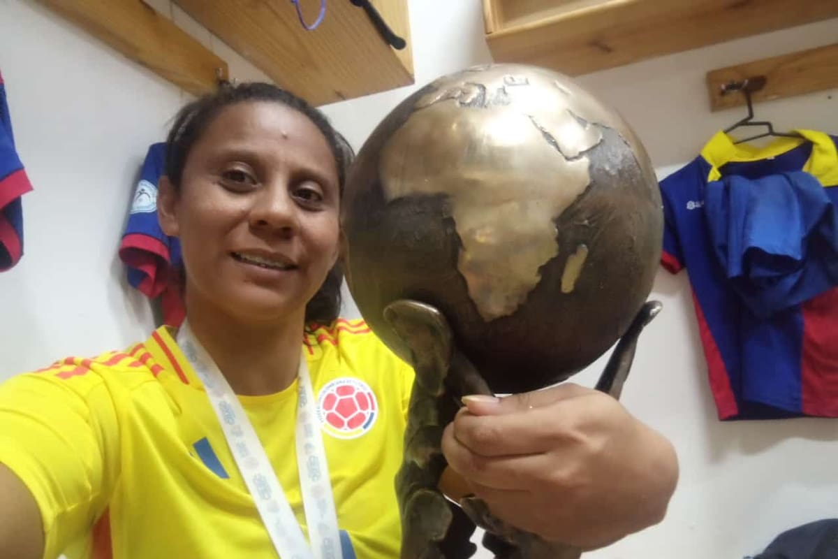 La cartagenera campeona con Colombia en el Mundial de fútbol de Amputadas