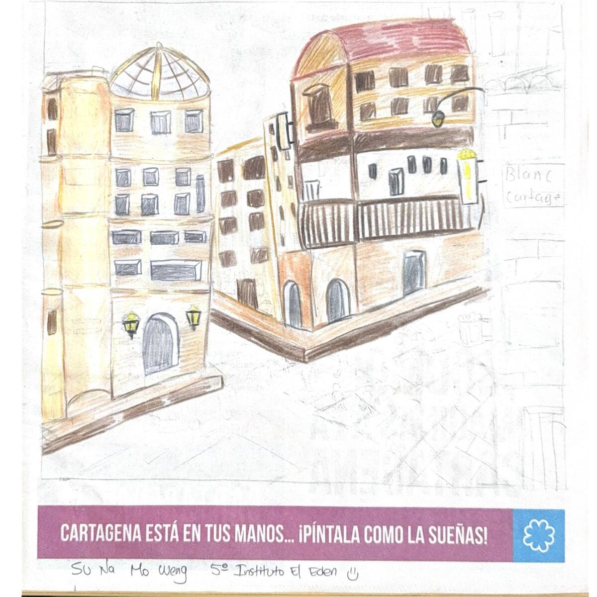 Los dibujos fueron enviados por niños entre los 6 y los 12 años.