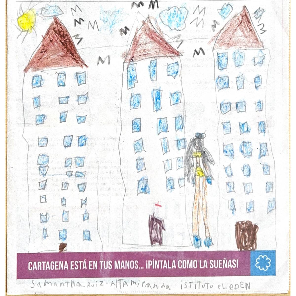 Los dibujos fueron enviados por niños entre los 6 y los 12 años.