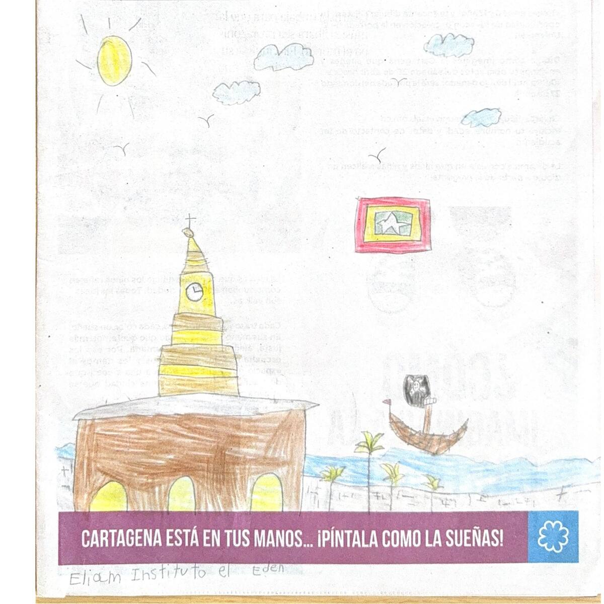 Los dibujos fueron enviados por niños entre los 6 y los 12 años.
