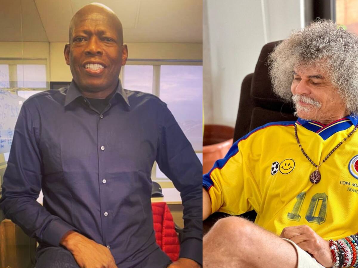 Los exfutbolistas colombianos hicieron partido del reality show el desafio, donde Asprilla y Valderama, tuvieron mucho cercanía con el público. // Foto: tomada de internet.