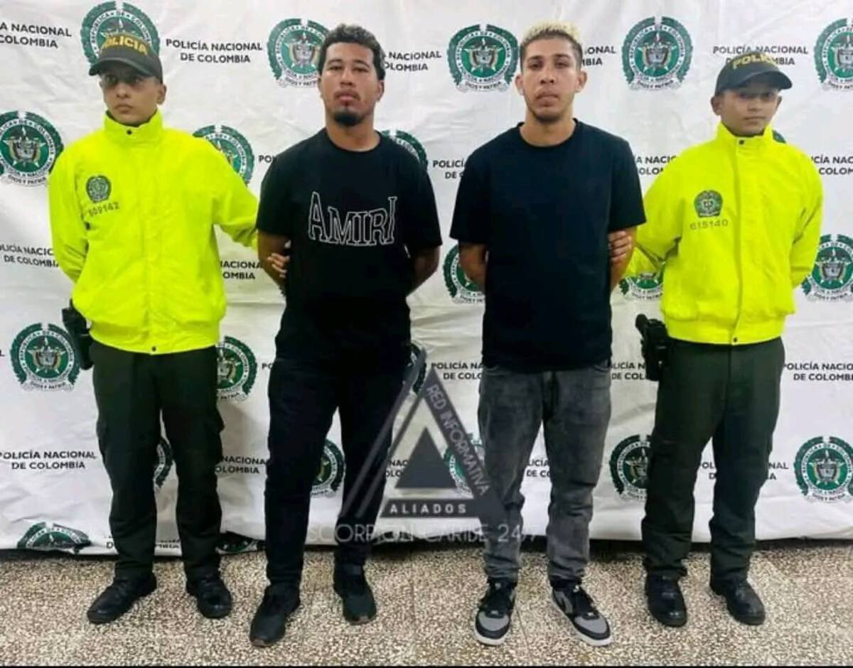 Los hermanos José Gregorio y Estarlin Oswaldo Morgado Herrera, fueron capturados en Barranquilla, a donde huyeron apenas cometieron el crimen.