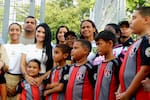 Simón Bolívar tiene nueva cancha de microfútbol, habitantes felices