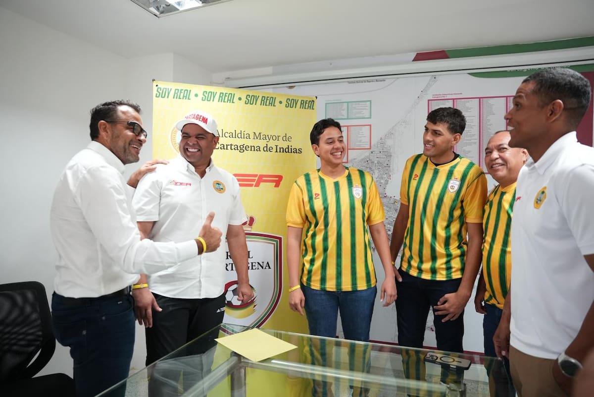 Los nuevos socios del Real Cartagena. // CORTESÍA