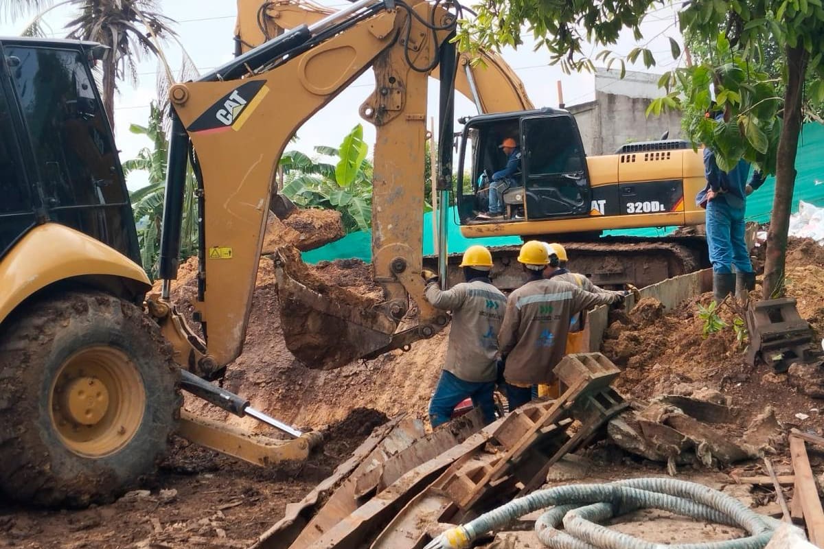 Arrancaron trabajos de Acuacar; el 40% de la ciudad está sin agua
