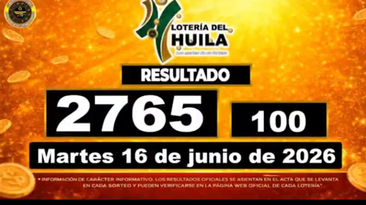 Lotería de Huila. // captura de pantalla