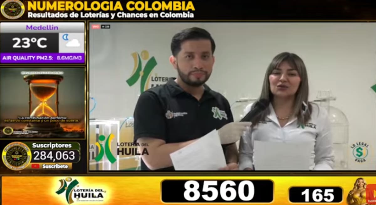 Lotería de Huila hoy 31 de marzo de 2026. // Foto: captura de pantalla