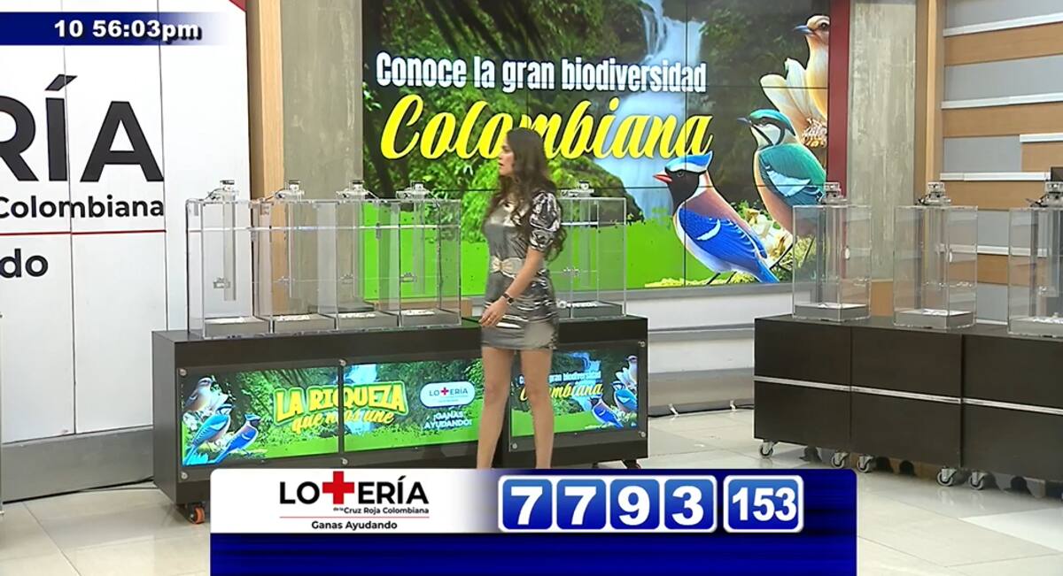 Resultado del sorteo del premio mayor de la Lotería de la Cruz Roja de este martes 21 de enero de 2025. // Captura de pantalla.