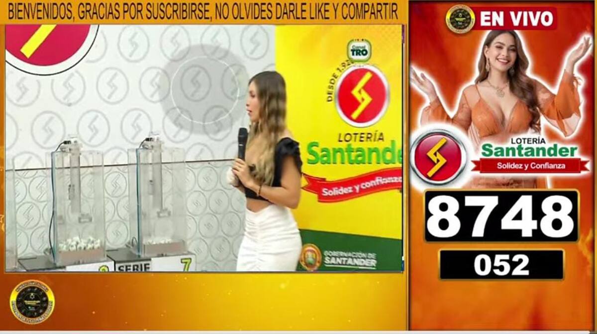 Resultados del sorteo de la Lotería de Santander del 20 de septiembre de 2024.