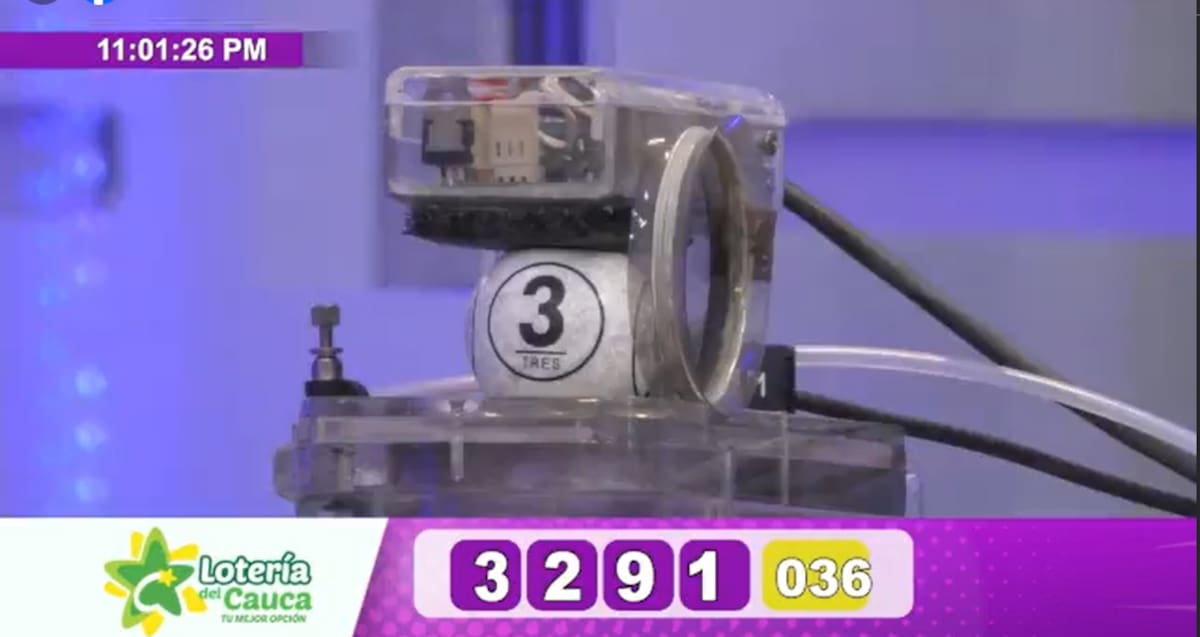 Resultados del sorteo de la Lotería del Cauca de este sábado 25 de enero de 2025.