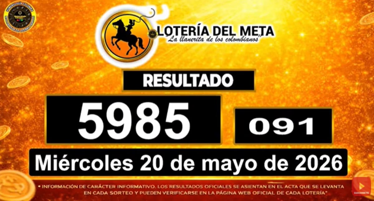 Lotería del Meta. // Foto: captura de pantalla.