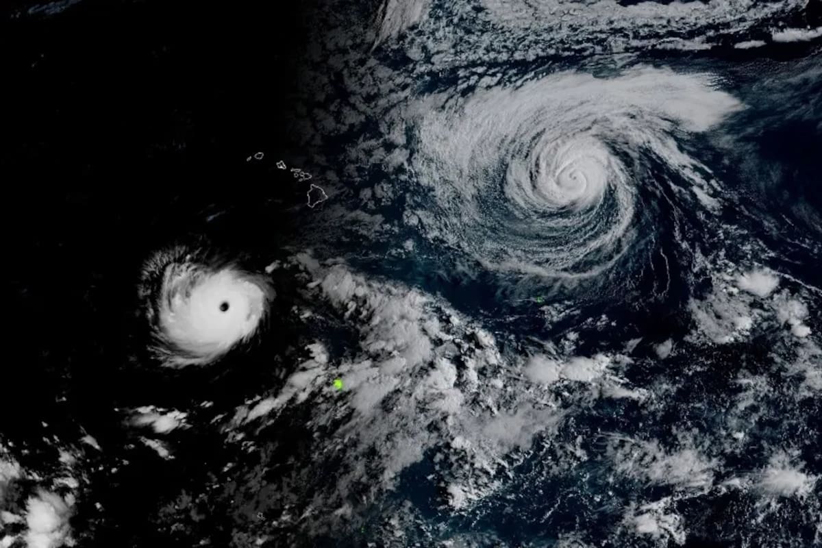 Huracán Lowell azota Hawái con fuertes vientos, apagones y riesgo de inundaciones