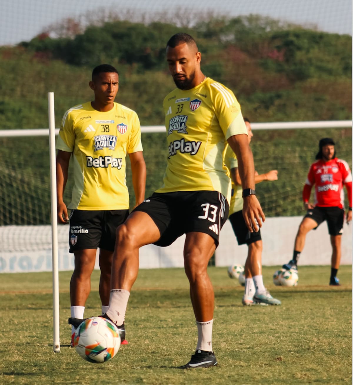 Lucas Monzón, defensa del Junior de Barranquilla.// Cortesía @JuniorClubSA.