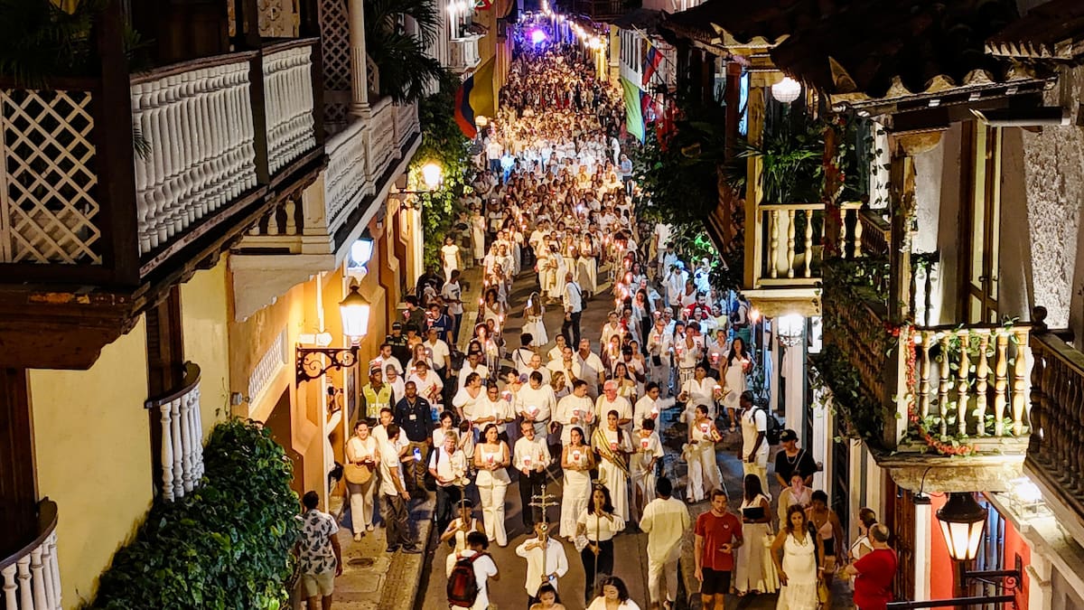Lucernario o procesión de luces. // Cortesía.