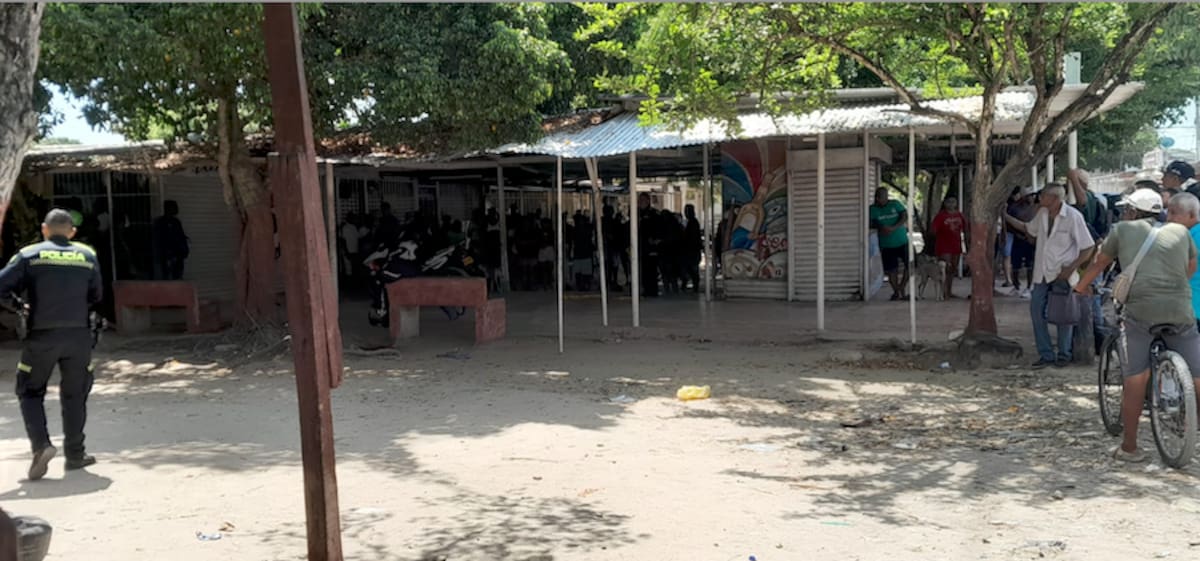 Este el sitio donde fue asesinado la mañana de este viernes 15 de mayo Luis David Valdés Ospino.//Cortesía Red de Cooperantes.