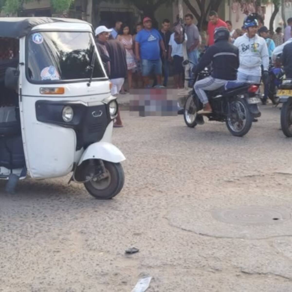 Lugar del homicidio en Maicao - La Guajira.