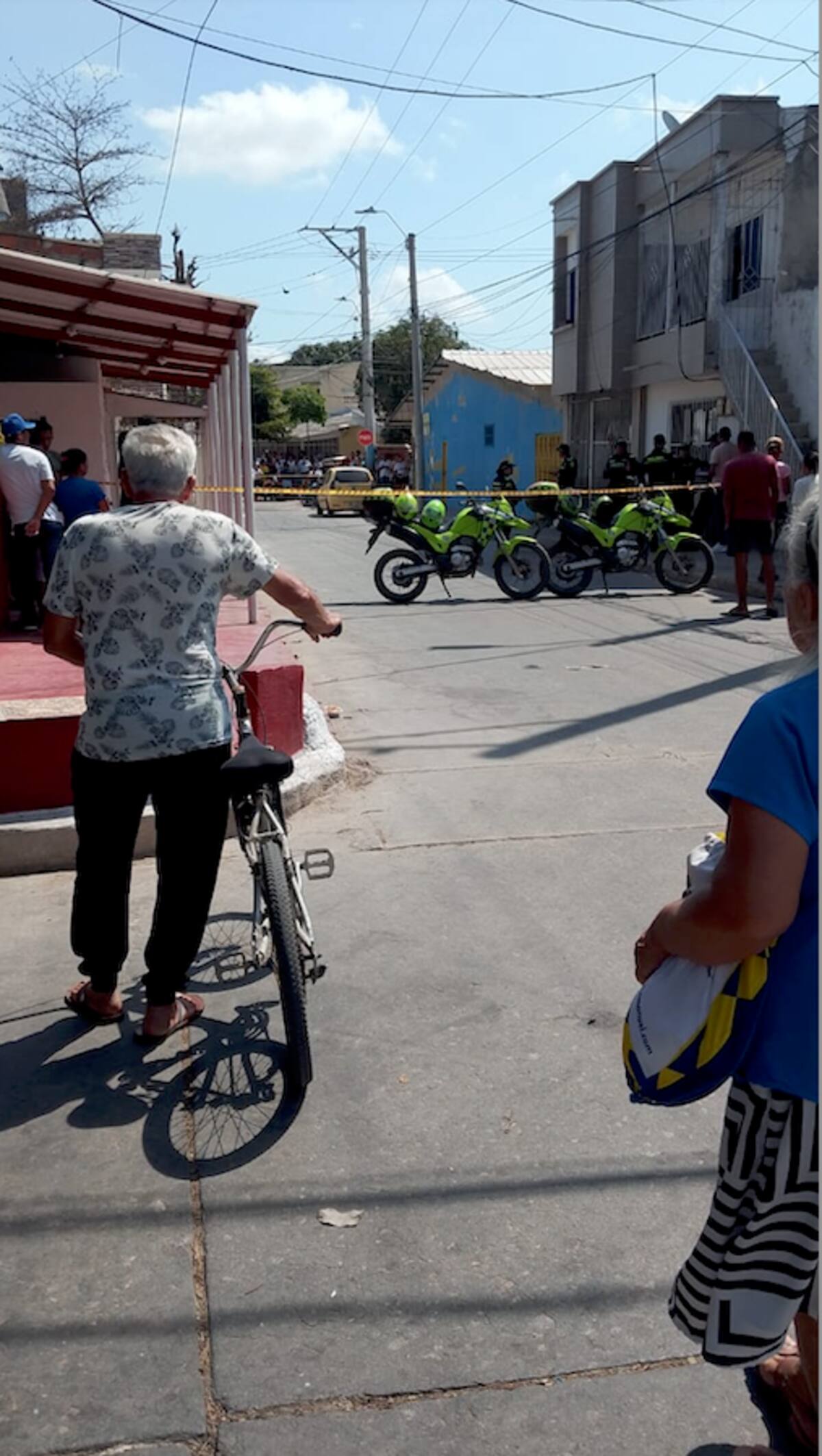 En este lugar, carrera 6A con calle 18, del barrio Simón Bolívar de Barranquilla, donde fue abandonado el taxi con el cuerpo de Evalina Ortiz.//Cortesía Red de Cooperantes.
