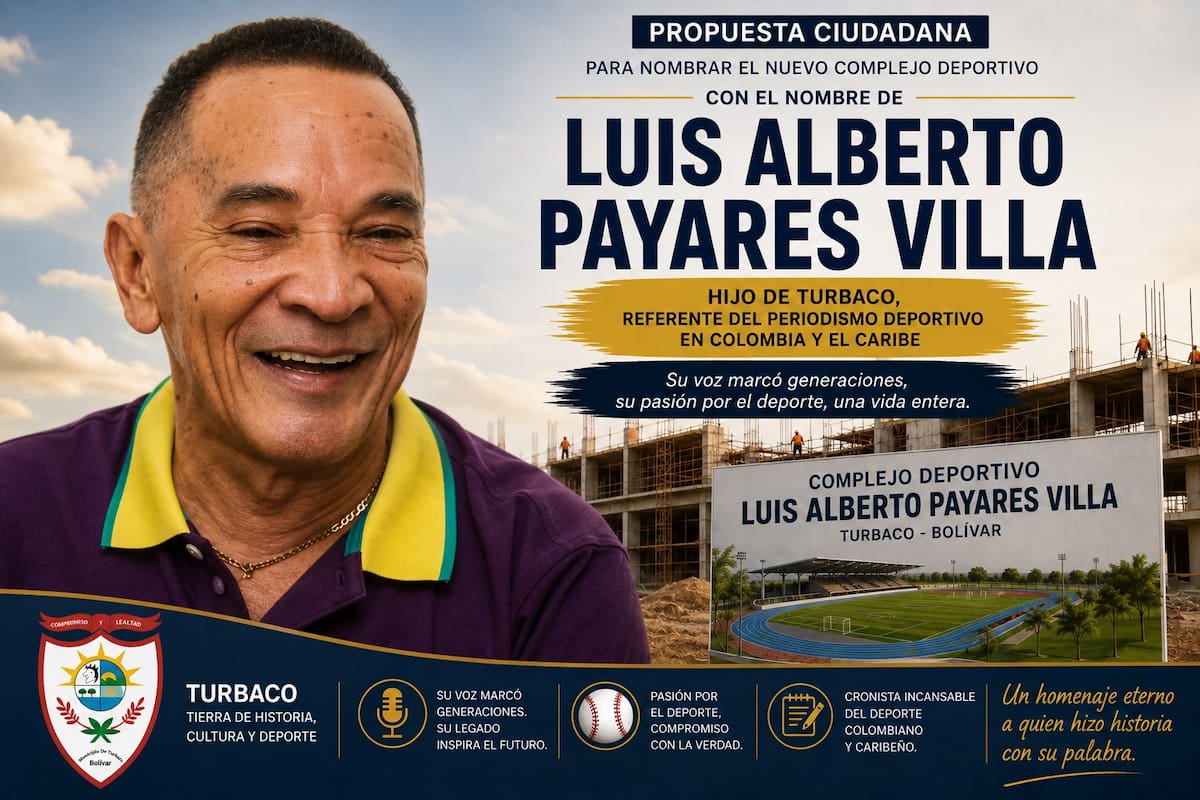 Luis Alberto Payares Villa: proponen su nombre para el nuevo complejo deportivo de Turbaco