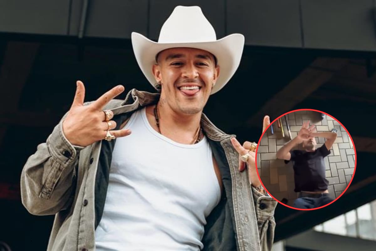 Accidente en la casa de Luis Alfonso dejó un herido: el cantante mostró el video