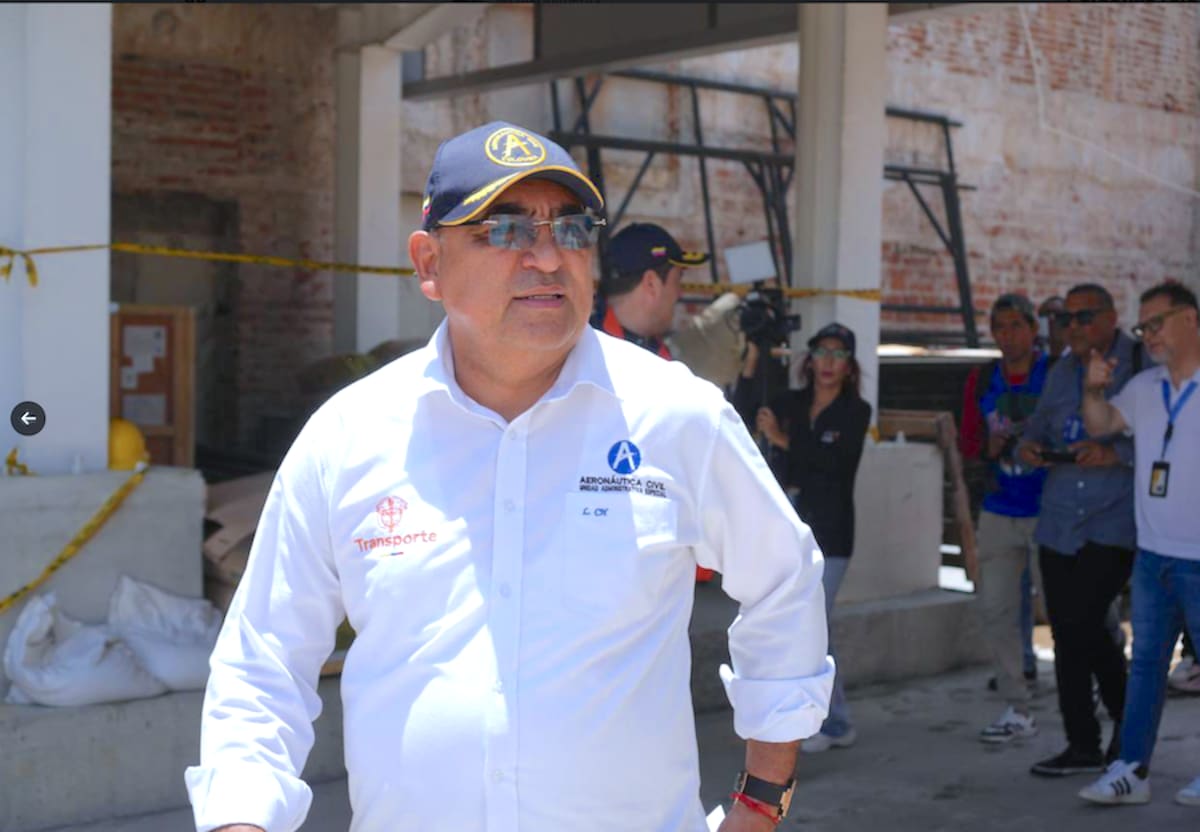 Luis Alfonso Martínez Chimenty, director general de Aerocivil.//Cortesía @AerocivilCol.