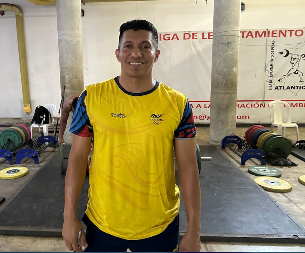 Luis Arrieta, entrenador de la Selección Colombia de Levantamiento de Pesas.//El Universal.