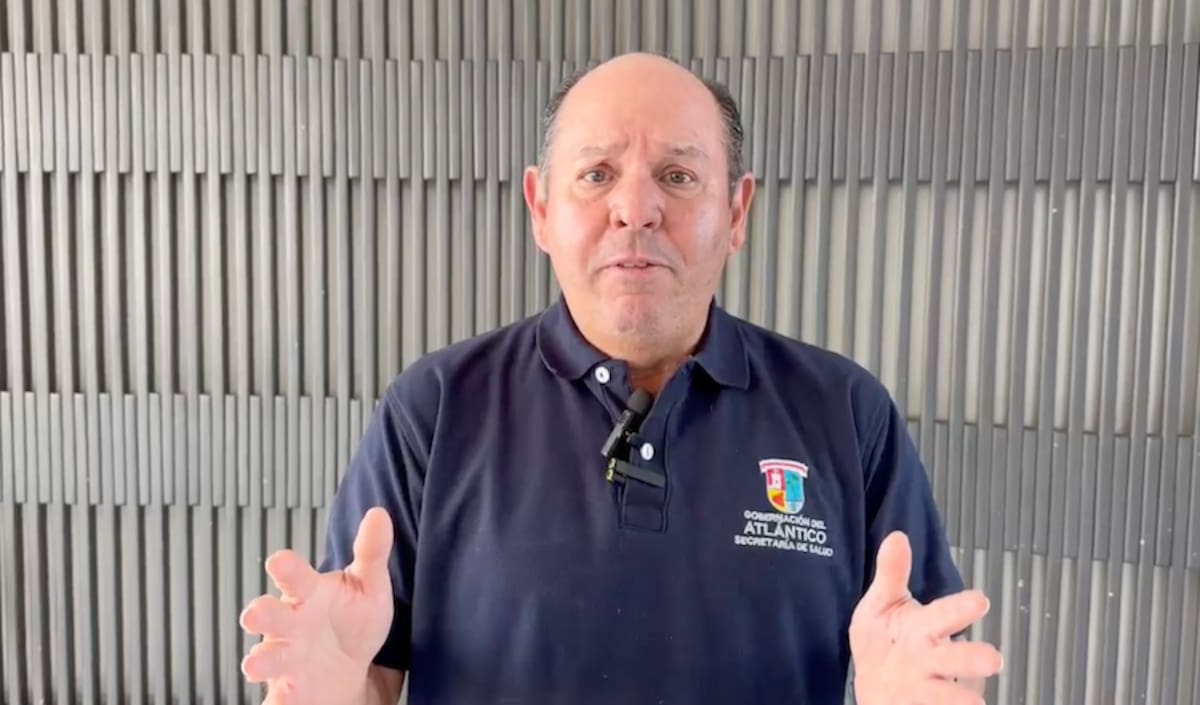 Luis Carlos Fajardo Jordán, secretario de Salud departamental.//Cortesía Gobernación del Atlántico.