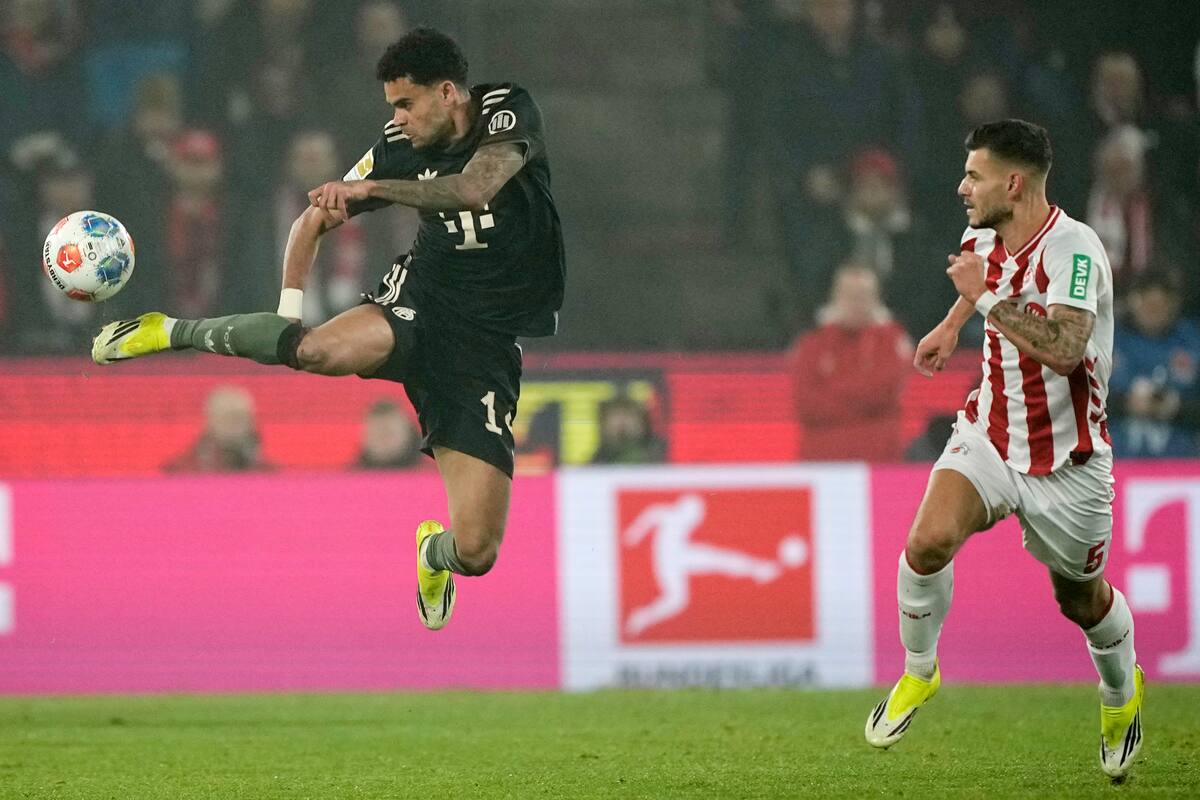 Luis Díaz aportó peligro y una asistencia en el triunfo del Bayern Múnich por Bundesliga. //Foto, AP: Martin Meissner