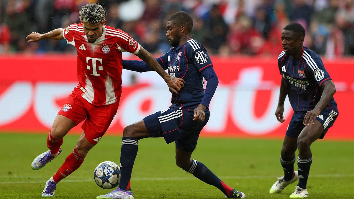 Luis Díaz disputó sus primeros minutos con Bayern Múnich.//FOTO: Bayern Múnich