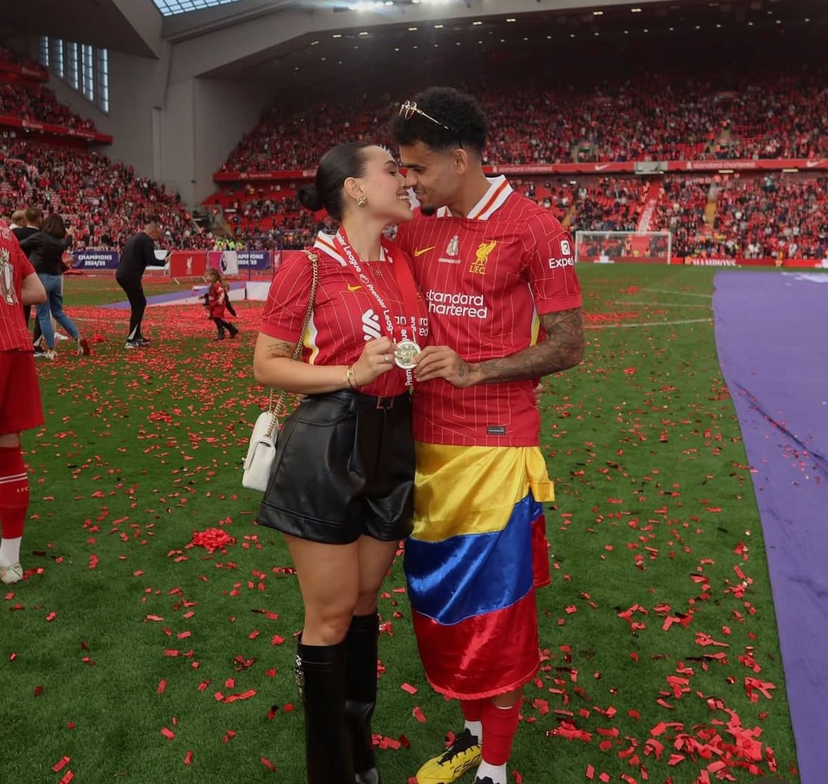 Luis Díaz y Geraldine Ponce se casan en Barranquilla. //Foto: IG @gera25ponce.