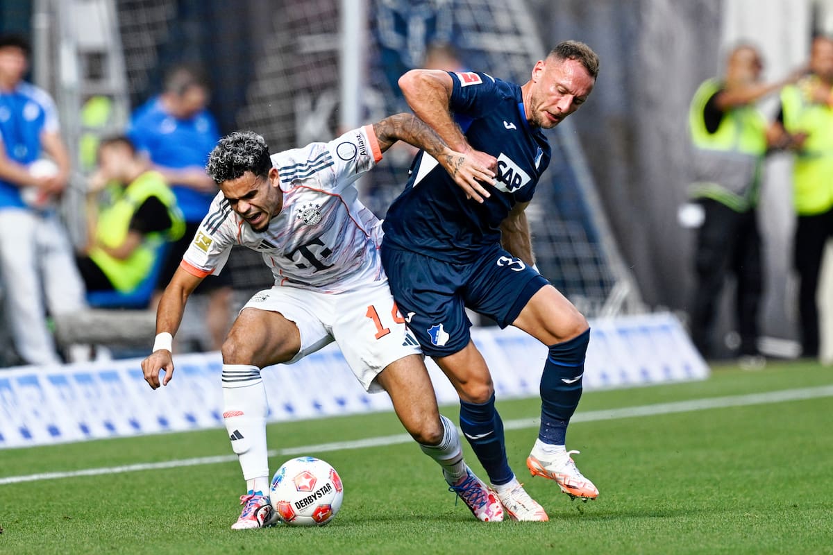 Luis Díaz no tuvo su mejor presentación con Bayern Múnich en la Bundesliga. //Foto, AP: Uwe Anspach/dpa