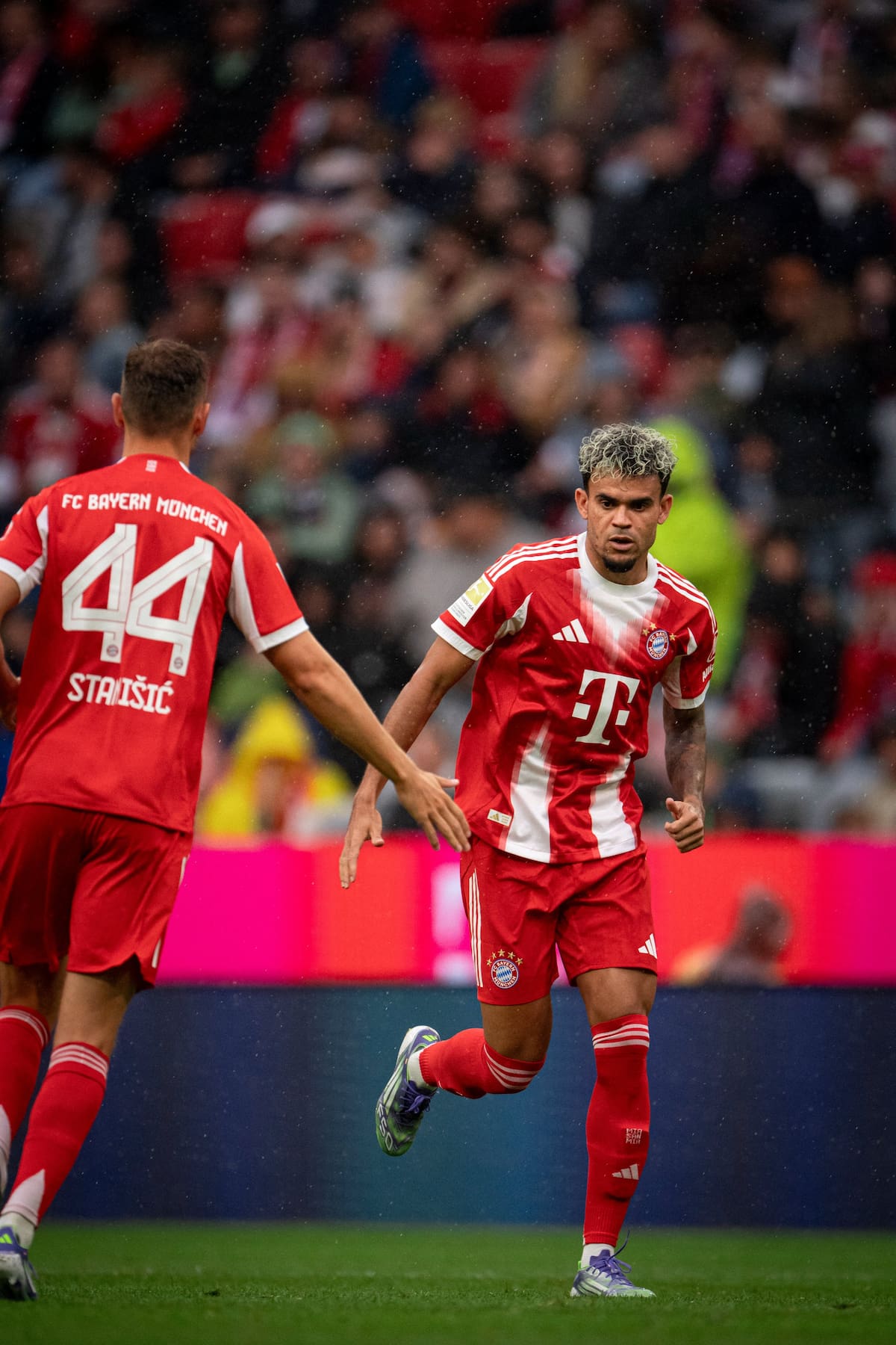 Luis Díaz participó en el primer amistoso del Bayern Múnich.//FOTO: Bayern Múnich