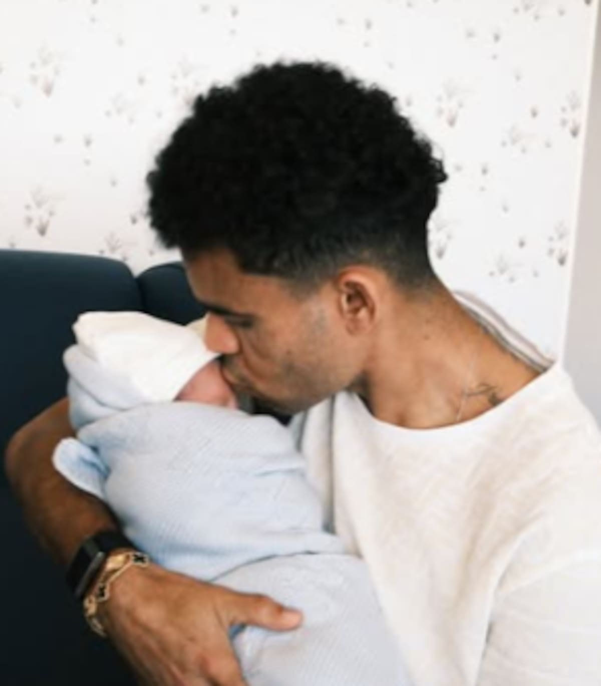 Luis Díaz anuncia el nacimiento de su hijo Fernando. //Foto: IG @ gera25ponce.