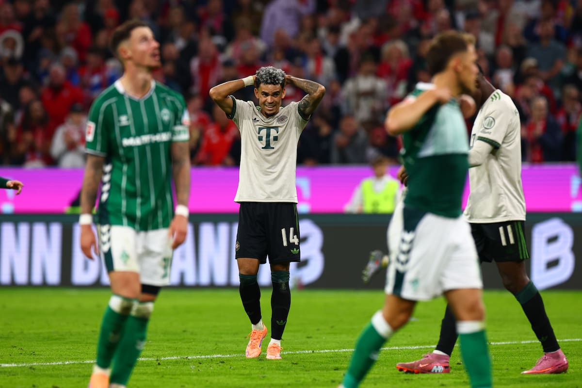 Luis Díaz generó un par de acciones de peligro para Bayern Múnich. //Foto, EFE: ANNA SZILAGYI