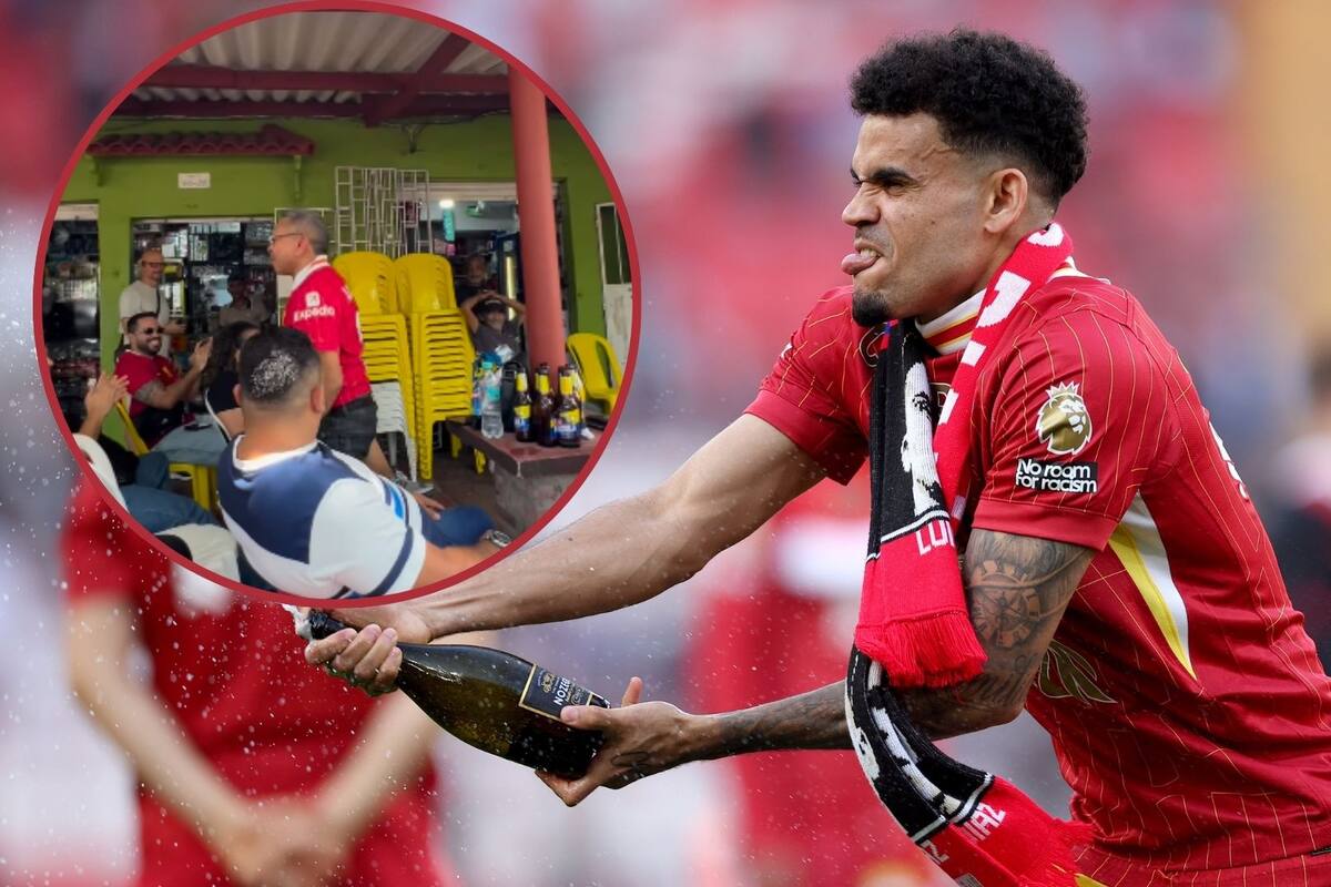 Emotivo video: Mané Díaz, padre de Luis Díaz, celebró el título de Liverpool