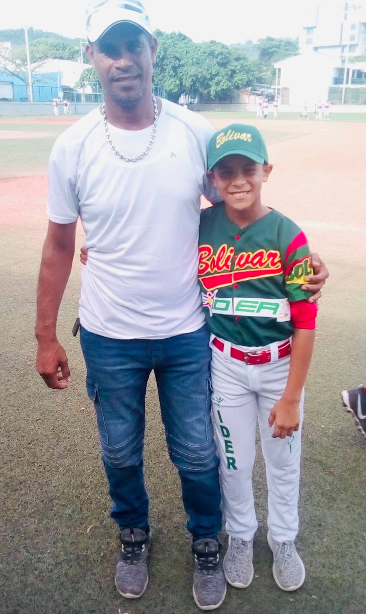 Jorge Díaz, al lado de Luis Gabriel cuando era Selección Bolívar. //Cortesía