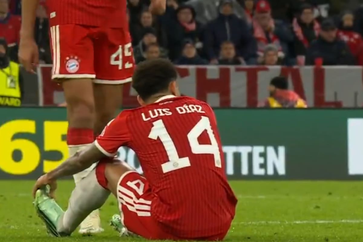 Video: así fue la lesión de Luis Díaz ante el Arsenal de Inglaterra