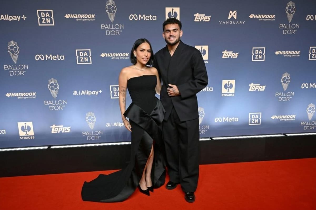 Luis Díaz y Geraldine Ponce: los detalles de sus looks en el Balón de Oro