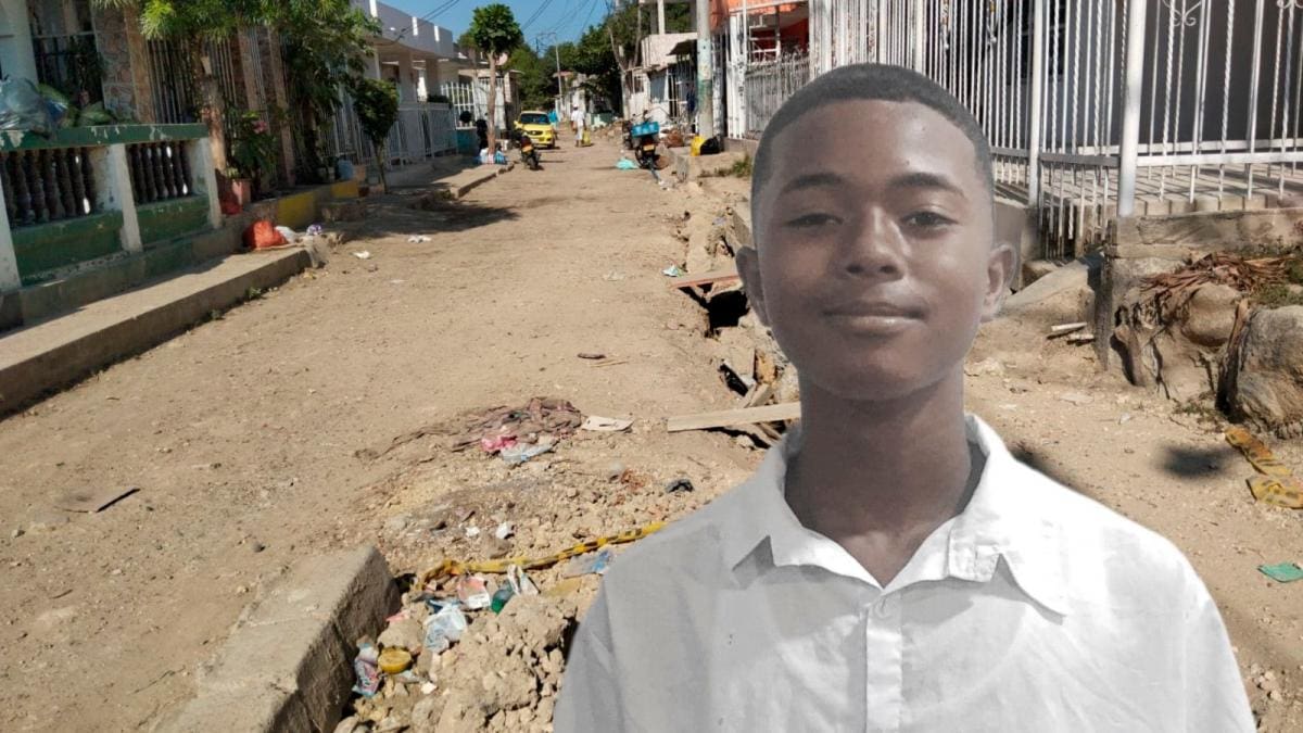 Luis Eduardo Puello Silgado tenía 14 años, cursaba octavo grado y justo el lunes, un día después de su violenta muerte, regresaba a clases. //FOTO AUTORIZADA POR SUS FAMILIARES.