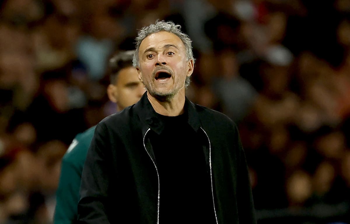 Luis Enrique, entrenador del PSG. //Foto, EFE: YOAN VALAT