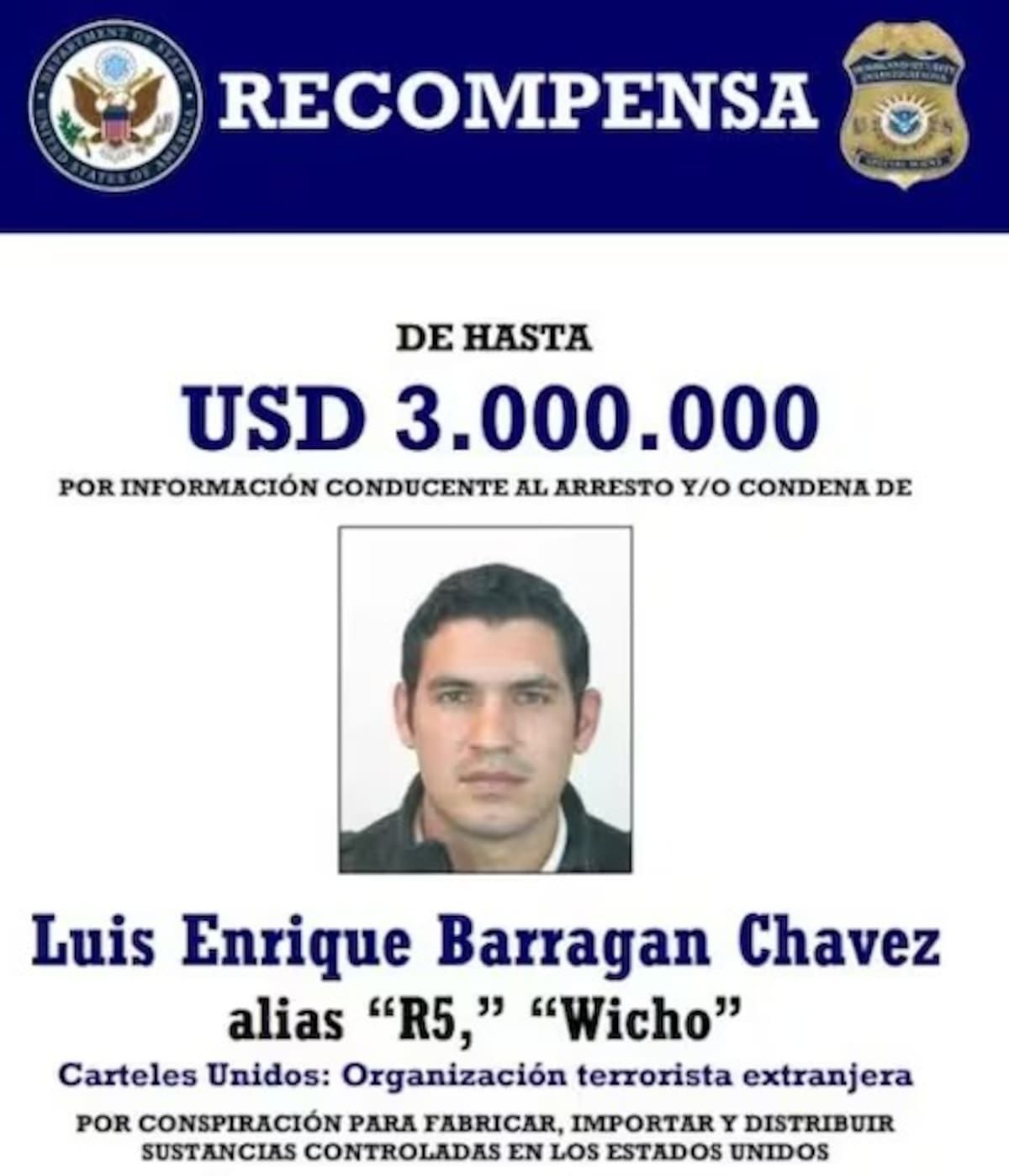 Luis Enrique Barragán Chávez fue abatido en Michoacán. // Foto: captura de pantalla de x