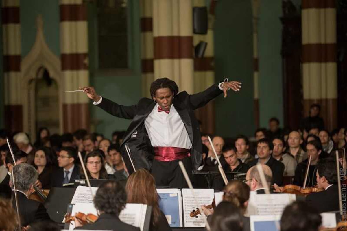 Luis Fernando Madrid, joven músico cartagenero, director de la Orquesta Sinfónica de Sydney. Cortesía
