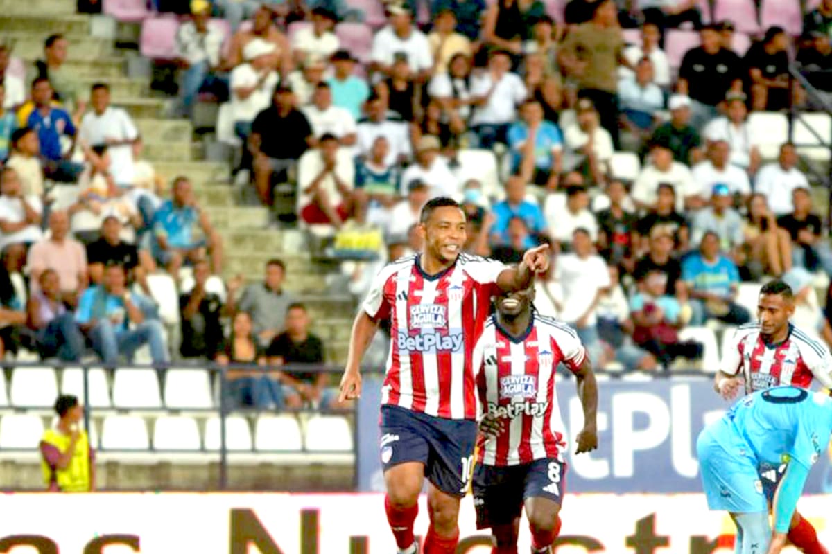 Muriel y Teo Gutiérrez le dan el triunfo a Junior ante Jaguares en Montería