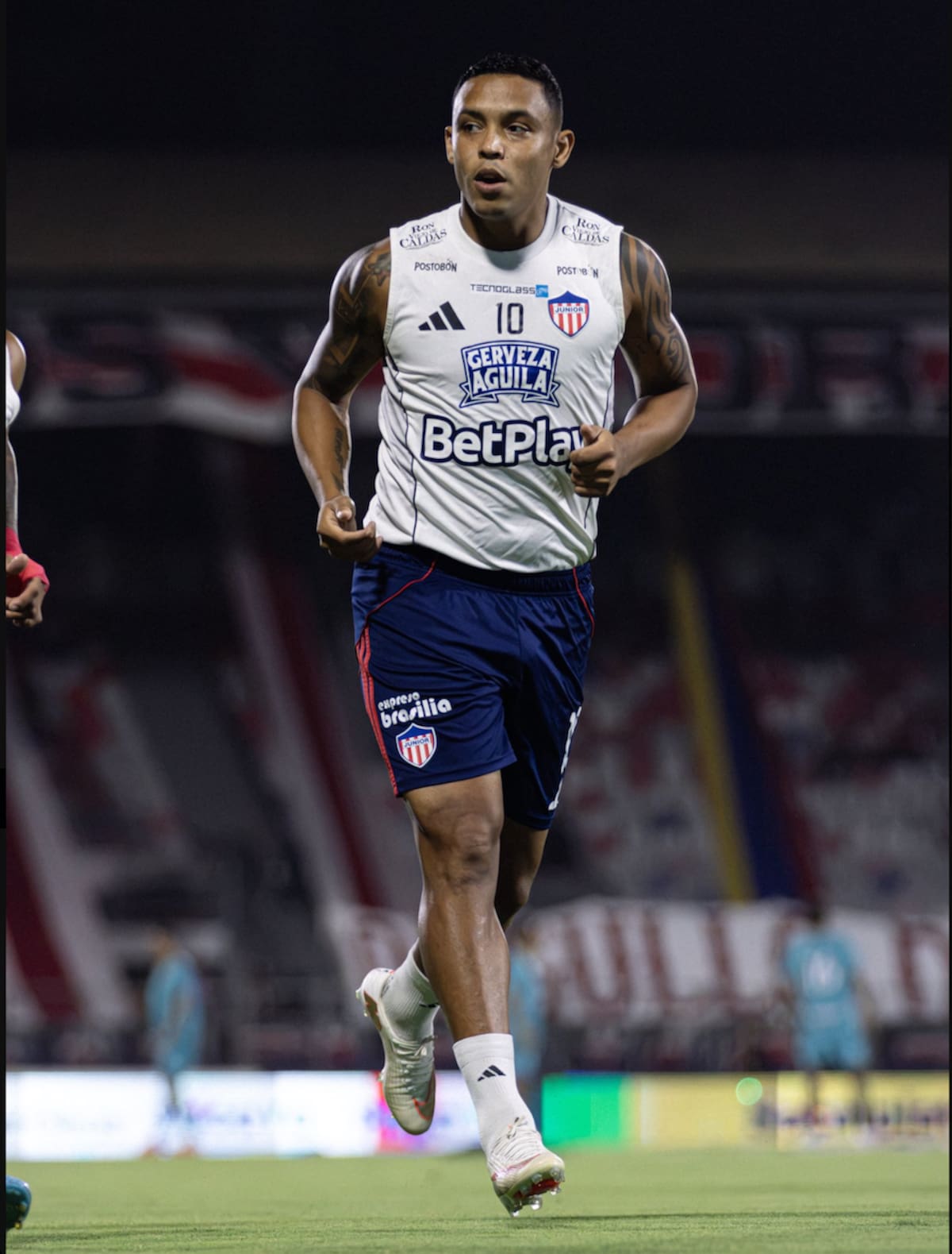 Luis Fernando Muriel se encuentra en período de recuperación, según el parte médico de Junior.//Cortesía @JuniorClubSA.