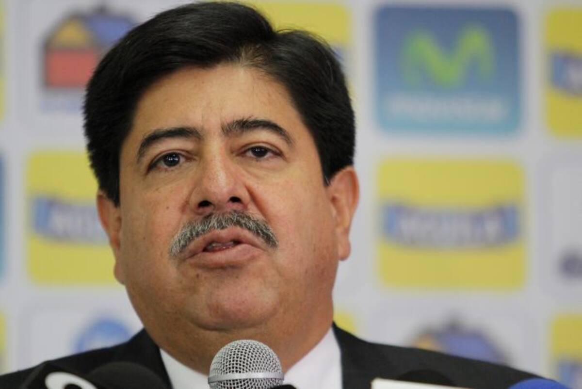 Luis Bedoya, presidente de la Federación Colombiana de Fútbol. COLPRENSA